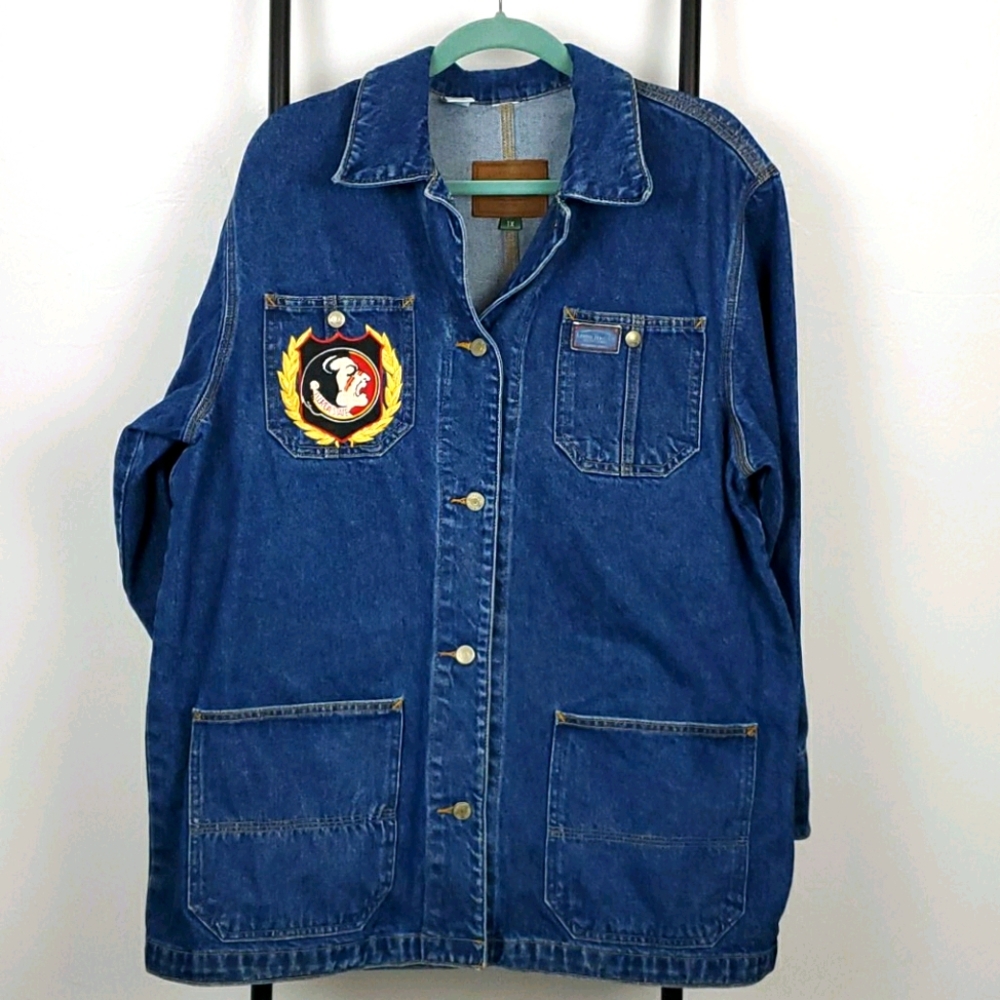 Vintage Ralph Lauren Jeans Co denim jacket  women size 1X Patch
